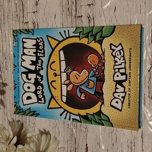 Dog Man: Lord of the Fleas by - Blue and Yellow Cover